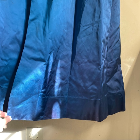 Vintage Handmade Embellished Cloak Coat Royal Blue - Picture 11 of 16